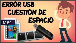  Archivo de 5 de GB no se deja copiar en PENDRIVE de 14 GB por Falta de espacio - sera eso ?