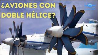 ¿Cómo funcionan las hélices contrarrotativas en un avión?