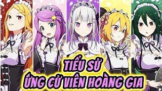 RE:ZERO| QUÁ KHỨ CỦA CÁC ỨNG CỬ VIÊN THAM GIA CUỘC TUYỂN CHỌN HOÀNG GIA.