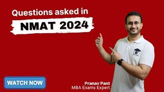 Questions asked in NMAT 2024 Exam | Replica of NMAT 2024 | Let's NAIL NMAT 2024 | MBA Karo