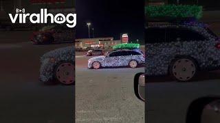 Christmas Light Car Show || ViralHog