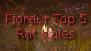 ARK Fjordur Top 5 Broken Rat Hole Base Locations With Builds!