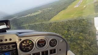 Forward slip Landing in a C172.