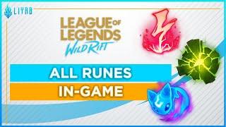 League of Legends: Wild Rift Alpha Test --- ALL RUNES IN GAME (NEWBIE GUIDE)!