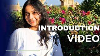 Finally Here! My First YouTube Introduction video️||Sia Mehta