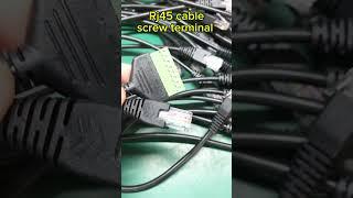 Manufacturing rj45 Ethernet wire cables