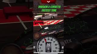 Fastest Division X Corvette Tune - No Limit Drag Racing 2 #gaming #racing