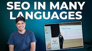 How To Do SEO For Website in Many Languages | International SEO | HREFLANG | WordCamp Delhi 2024