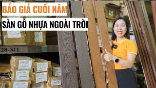 Báo giá sàn gỗ nhựa ngoài trời bao nhiêu 1m2 ? | Sàn gỗ nhựa ngoài trời | Lê Hạ Haroma