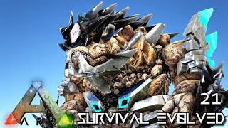 ARK: SURVIVAL EVOLVED - SPEED TEK ROCK GOLEM & DRUID BOSS !!! ETERNAL PROMETHEUS TUNGUSKA E21