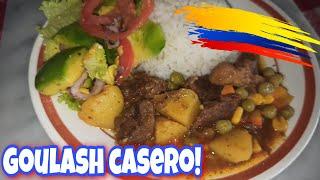 DELICIOSO ALMUERZO CON GOULASH CASERO / Cocina Con Nelu #QuédateEnCasa y #Cocina #Conmigo