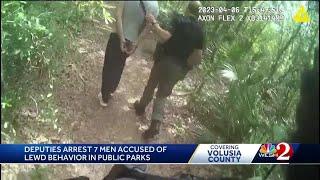 7 arrested for lewd behavior in Volusia County parks