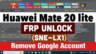 Huawei Mate 20 Lite (SNE-LX1)Google Account Remove UnlockTool 2024 ! Huawei Mate 20 Lite FRP Unlock