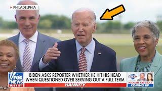 Reporter asks Biden question so stupid, he's visibly stunned