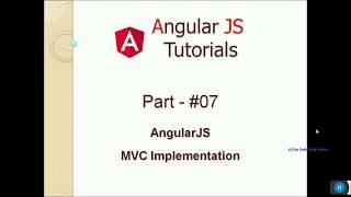 AngularJS Tutorial 07: Introduction To Controller and ng-click