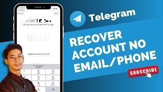 How To Recover Telegram Account Without Email Or Phone Number