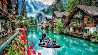 SWITZERLAND ️ VIOLENT SUMMER STORM - INTERLAKEN - THE MOST BEAUTIFUL SWISS CITY