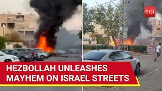 Huge Attack On Israeli City Of Haifa; Explosions, Fire, Sirens Trigger Mayhem | Watch