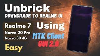 How to Unbrick Realme 7, Narzo 20 pro & Narzo 30 4G [] Install stock ROM