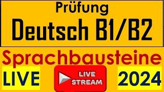 B1/B2 Sprachbausteine | telc B2 | DTB B2 | B2- Grammatik | Live am 14.05.2024
