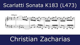 The beauty of Scarlatti - Sonata in F minor K183 (Christian Zacharias)