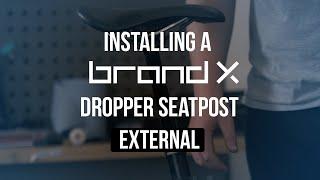 How to Install an External Brand-X Dropper Seatpost | CRC |
