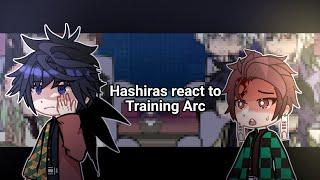 Hashiras react to Training Arc || + tanjiro / -gyomei || lixqr0