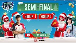 FREE FIRE WINTER BLAST BY JAS ACADEMY | DAY 7   SEMI-FINAL GROUP 1 & 2