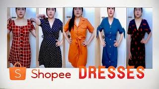 SHOPEE DRESSES TRY ON HAUL 2020 | expectation is real | Affordable prices