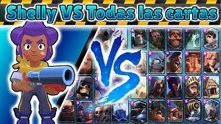 Shelly VS Todas las cartas de Clash Royale