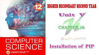 Installation of PIP | Installation of Matplotlib | 12th Computer Science | TN Board | chapter 16