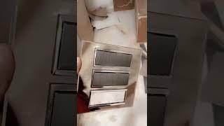 Glass Plate switch board unboxing//#gm #subscribe