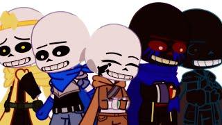 Sans AUs react to Y/N being injured but Nightmare... |meme|Sans AUs|Undertale AUs|Germany_Apple