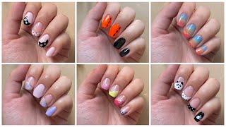 5+ Easy nail art designs for short nails || Simple nail art designs at home