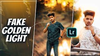 How to Create Fake Golden Light Effect in your photos using lightroom mobile - NSB Pictures