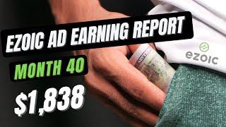$1,838 – January 2024 Ezoic Earnings Report - What Can Bloggers Do Next?
