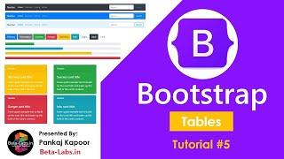 #5 Bootstrap Tables