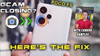 GCam Crashing?Here's how to fix it on POCO F5 [with Samples]