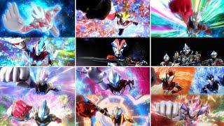 All New Generation Ultraman Transformations (Ginga - Gruebe)