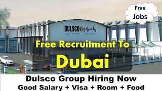 Dulsco Group Jobs In Dubai With Visa 2024 #dubaijobs #jobsindubaionvisitvisa