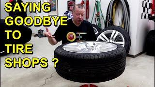 Mount and Balance Tires at Home: Manual Tire Changer & Bubble Balancer