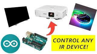 How To Control Any IR Device With Arduino!