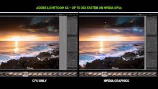 Adobe Lightroom CC: NVIDIA GPUs vs. CPU