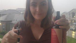 ASMR 7 Minute Haircut in a windy thunderstorm ️ 