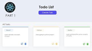 Todo List React App | Part 1