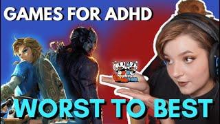 Best and worst games for ADHD