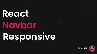 Responsive Navbar - React & CSS