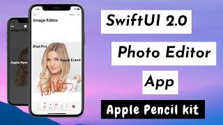 SwiftUI 2.0 Photo Editor App | SwiftUI View to Image | Adding Text Over the Image | SwiftUI Tutorial