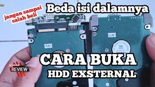 Cara Buka HDD eksternal,Jangan Sampai salah beli,Ada Bisa pakai kabel SATA ada yang tidak bisa.