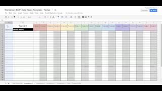 Freezing Rows and Columns in Google Spreadsheets